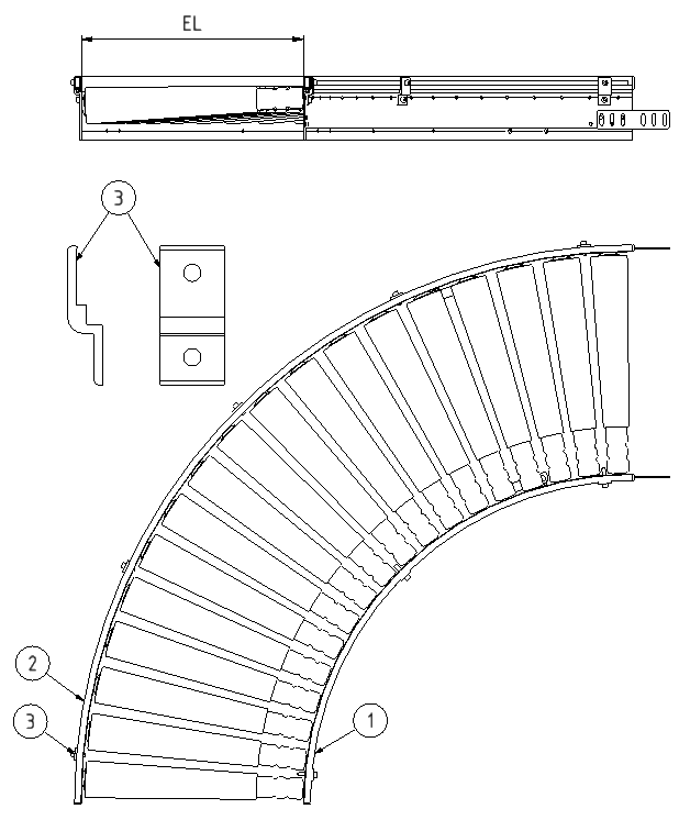 Kurvräcke fast låg blueprint